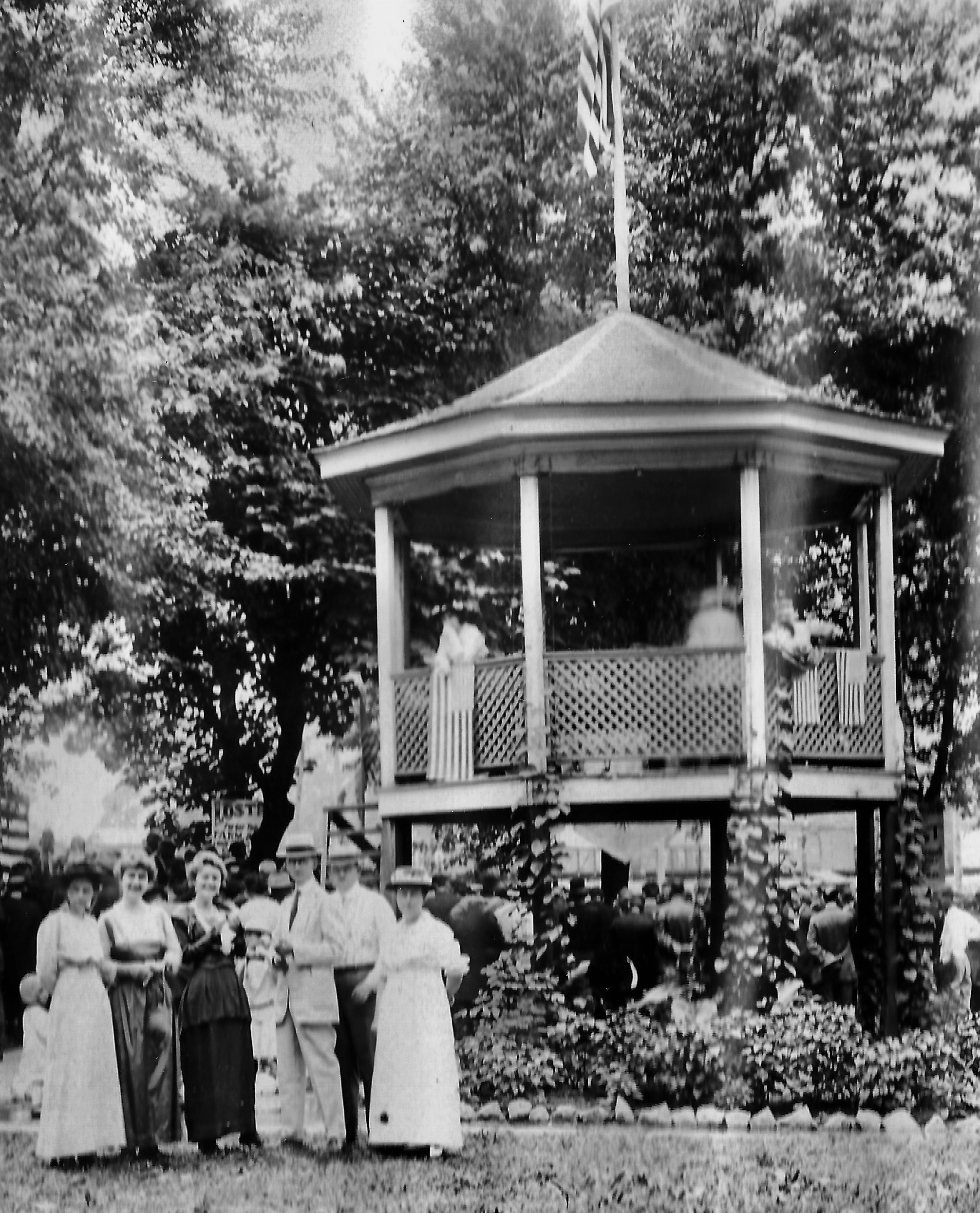 Mansfield Gazebo, circa 1900